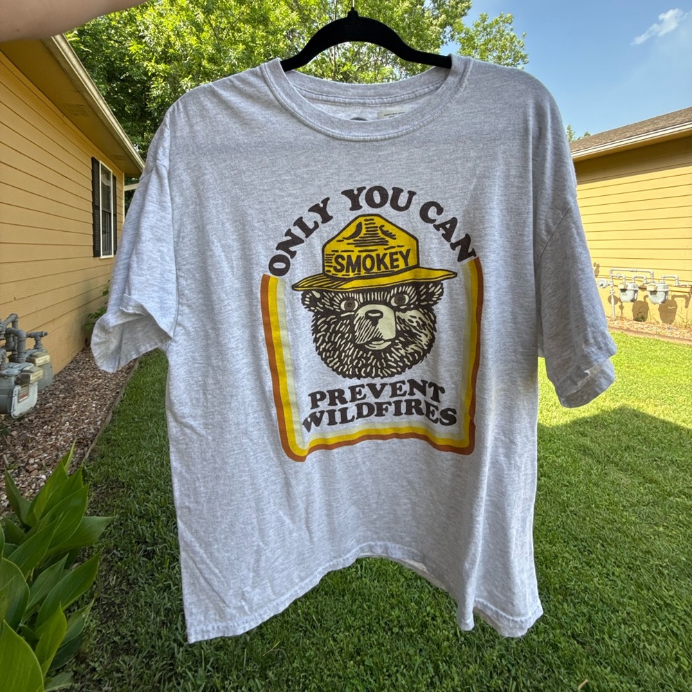 Columbia Gray Smokey Bear Tee